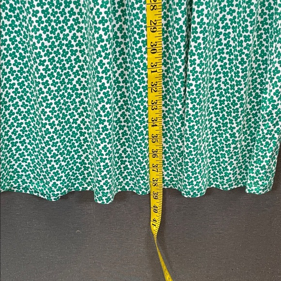 Boden Green A-Line Midi Dress with Short Sleeves - Picture 6 of 8